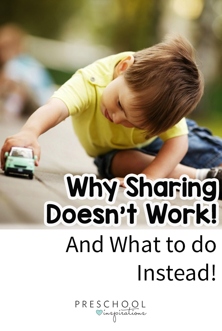 How do we get children to share? Take a look at why sharing doesn't work and what to do instead!